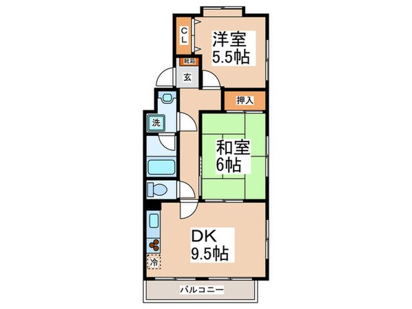 メゾンプリミエ－ルＢ棟の物件間取画像